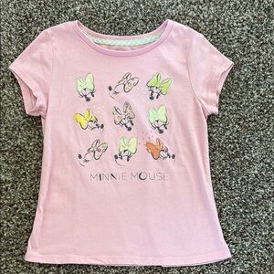 Disney Pink Short Sleeve Tee with Playful Print
